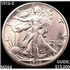1916-S Walking Liberty Half Dollar CHOICE BU