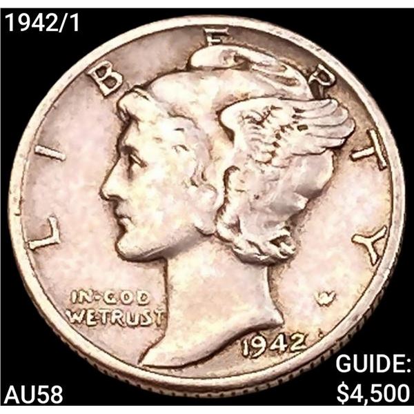 1942/1 Mercury Dime CHOICE AU