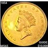 1854 Rare Gold Dollar GEM BU