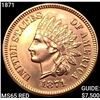 Image 1 : 1871 Indian Head Cent GEM BU RD
