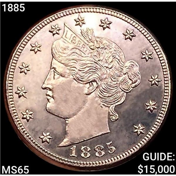 1885 Liberty Victory Nickel GEM BU