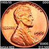 1955/55 DDO Wheat Cent CHOICE BU RD