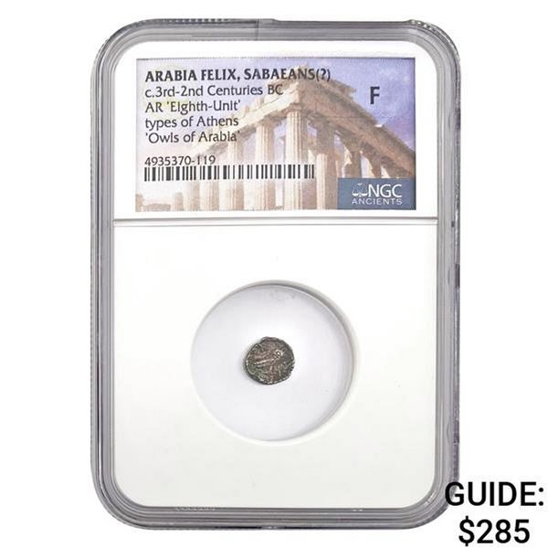 Arabia Felix 3rd-2nd Century BC Silver Eighth-Unit