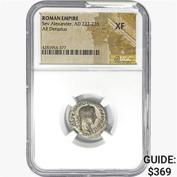 Roman Sev. Alexander, AD 222-235 Silver Denarius