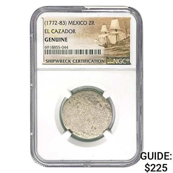 [1772-83] Mexico 2 Reales El Cazador NGC