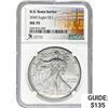 Image 1 : 2020 Silver Eagle NGC MS70