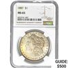 Image 1 : 1887 $1 Morgan Dollar NGC MS65