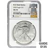 Image 1 : 2020 Silver Eagle NGC MS70