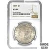 Image 1 : 1881 $1 Morgan Dollar NGC MS64