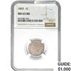 Image 1 : 1865 1C Indian Head NGC MS63 RB