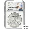 Image 1 : 2020 Silver Eagle NGC MS70