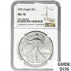Image 1 : 2022 Eagle $1 NGC MS70 SILVER
