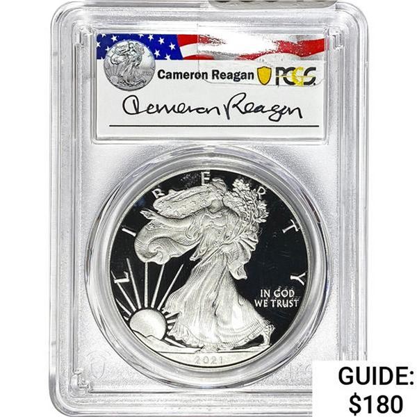 2021 Silver Eagle PCGS PR769 DCAM T1