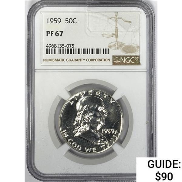 1959 50C NGC PF67
