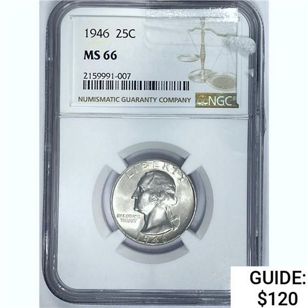 1946 25C NGC MS66 SILVER