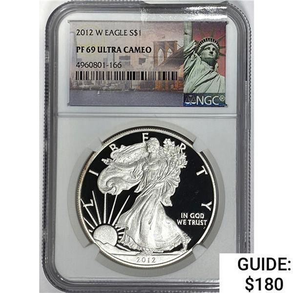 2012 W Silver Eagle NGC PF69 Ultra Cameo