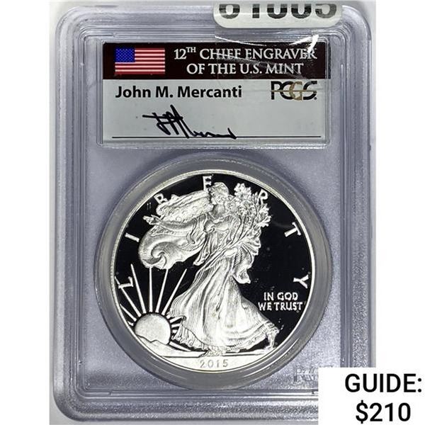 2015 Silver Eagle PCGS PR70