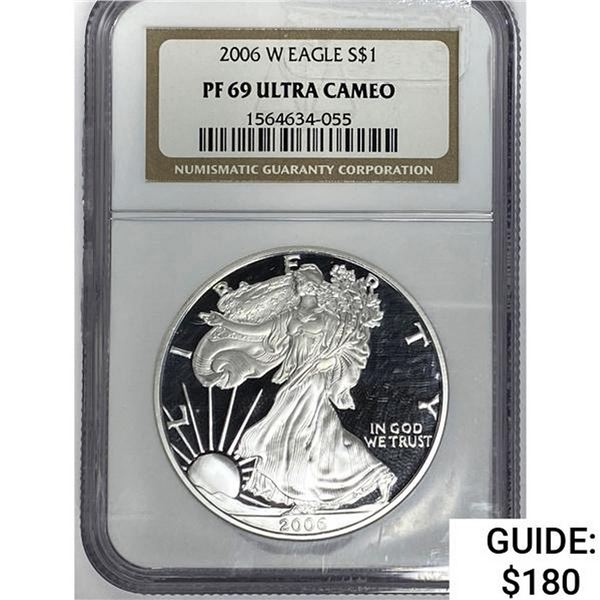 2006 W Silver Eagle NGC PF69 Ultra Cameo