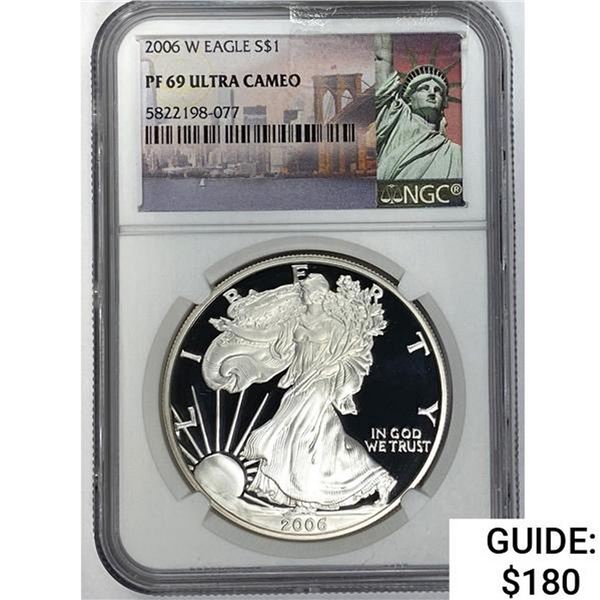 2006 W Silver Eagle NGC PF 69 ULTRA CAMEO