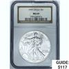 Image 1 : 1997 Silver Eagle NGC MS69