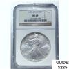 Image 1 : [2] 1995 Silver Eagle NGC MS69