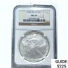 Image 1 : [2] 1995 Silver Eagle NGC MS69