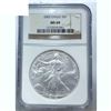 Image 3 : [3] 2001-2003 Silver Eagle NGC MS69