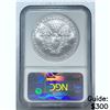 Image 4 : [3] 2001-2003 Silver Eagle NGC MS69