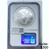 Image 6 : [3] 2001-2003 Silver Eagle NGC MS69