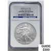 Image 1 : [3] 2008-2010 Silver Eagle NGC GEMUNC