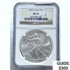 Image 1 : [3] 2001-2004 Silver Eagle NGC MS69