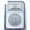 Image 3 : [3] 2001-2004 Silver Eagle NGC MS69