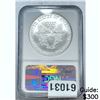 Image 2 : [3] 1998-2001 Silver Eagle NGC MS69