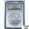 Image 1 : [3] 2004-2009 Silver Eagle NGC MS69
