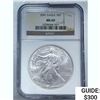 Image 1 : [3] 2001 Silver Eagle NGC MS69