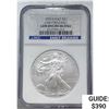 Image 1 : [4] 2008-2017 Silver Eagle NGC/PCGS MS/GEM69/UNC