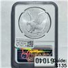 Image 2 : 2022 Silver Eagle NGC MS 70