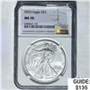 Image 1 : 2023 Silver Eagle NGC MS 70
