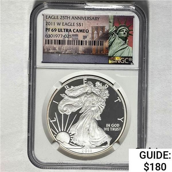 2011-W Silver Eagle NGC PF 69 ULTRA CAMEO