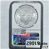 Image 2 : 1992 Silver Eagle NGC MS 69