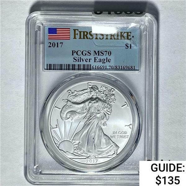 2017 Silver Eagle PCGS MS70