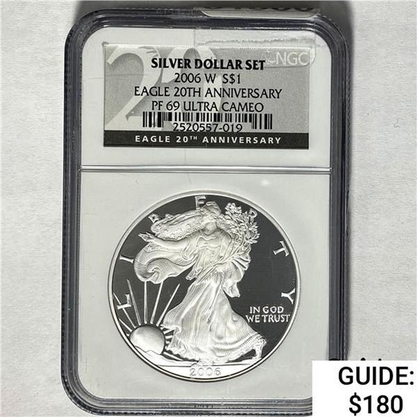 2006-W Silver Eagle NGC PF 69 Ultra Cameo