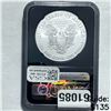 Image 2 : 2021 Silver Eagle NGC MS 70