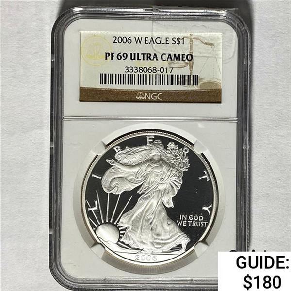 2006(W) Silver Eagle NGC PF 69 Ultra Cameo