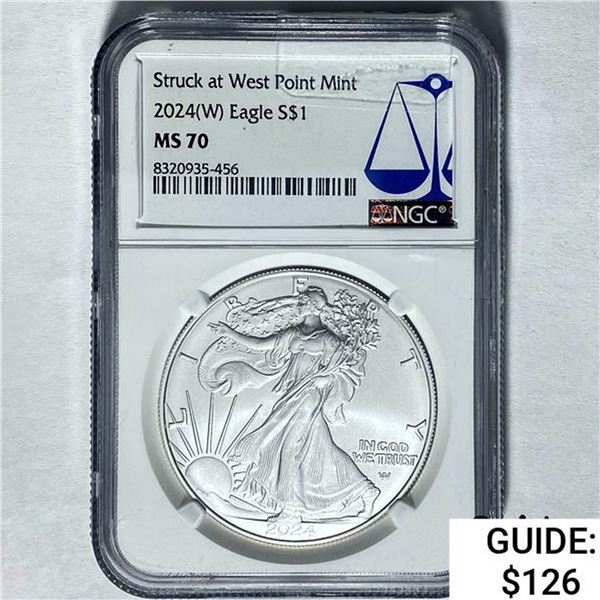 2024(W) Silver Eagle NGC MS 70