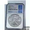 Image 1 : 2016 Silver Eagle NGC MS 70