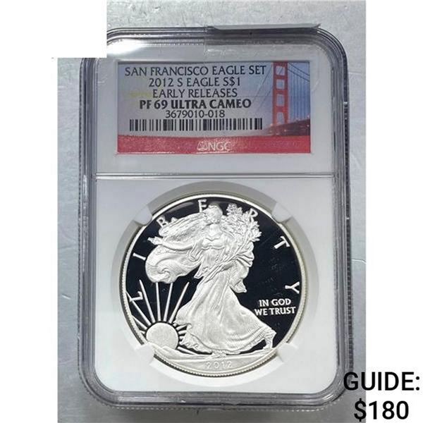 2012-S Silver Eagle NGC PF 69 Ultra Cameo
