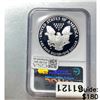 Image 2 : 2006 W Silver Eagle NGC PF 69 Ultra Cameo