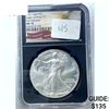 Image 1 : 2021 Eagle $1 Silver NGC MS 70