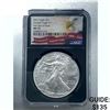 Image 1 : 2021 Silver Eagle NGC MS70